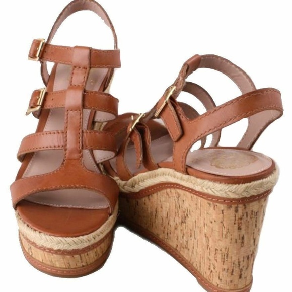 Vince Camuto Shoes - Vince Camuto Serafina Brown Platform Sandal sz 8.5